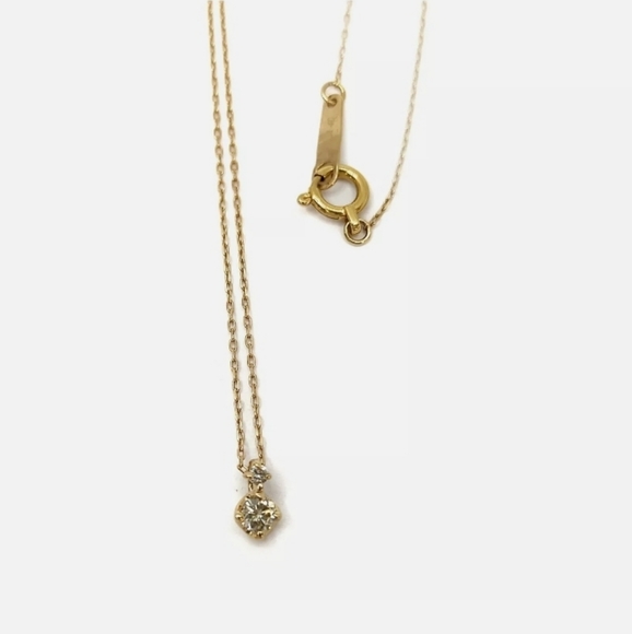 Jewelry4C Pendant Necklace 18K Pink gold Diamond - Picture 2 of 9